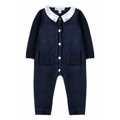 Combilongue6 Långärmad Bodysuit Blå Tartine Et Chocolat