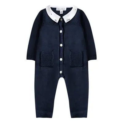 Combilongue6 Långärmad Bodysuit Blå Tartine Et Chocolat