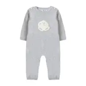 Combilongue8 Långärmad Bodysuit Grå Tartine Et Chocolat