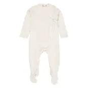 Copenhagen Colors Pointelle Cross-Over Full Body - Cream - 68