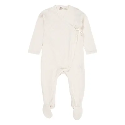 Copenhagen Colors Pointelle Cross-Over Full Body - Cream - 74