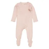 Copenhagen Colors Pointelle Cross-Over Full Body - Pink - 80