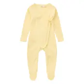 Copenhagen Colors Pointelle Cross-Over Full Body - Yellow - 80