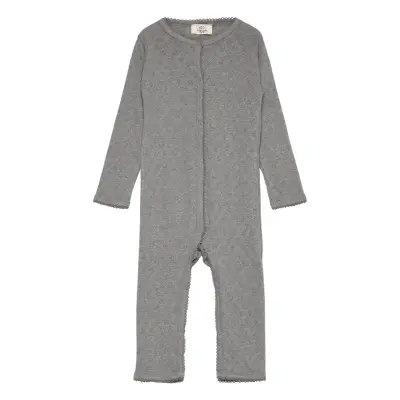 Copenhagen Colors Pointelle Heart Full Body - Grey - 68