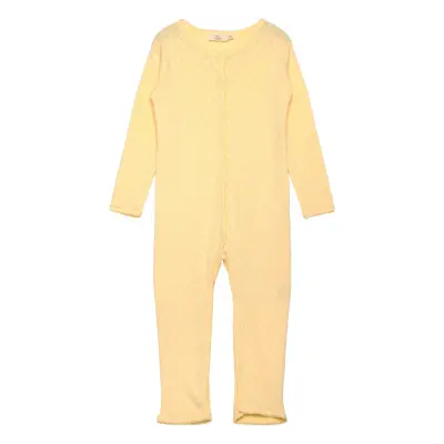 Copenhagen Colors Pointelle Heart Full Body - Yellow - 74