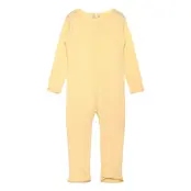 Copenhagen Colors Pointelle Heart Full Body - Yellow - 86
