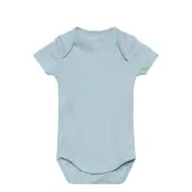 Copenhagen Colors Rib Jersey Short Sleeve Body - Blue - 56