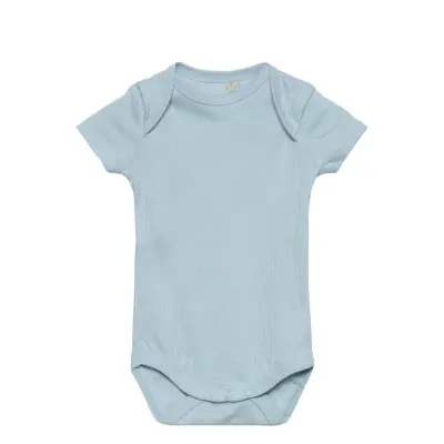Copenhagen Colors Rib Jersey Short Sleeve Body - Blue - 62