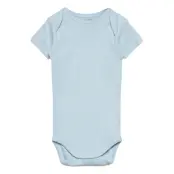 Copenhagen Colors Rib Jersey Short Sleeve Body - Blue - 80