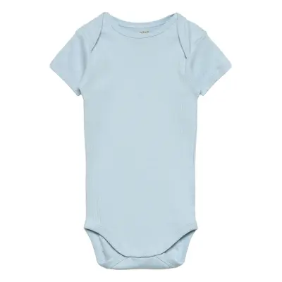 Copenhagen Colors Rib Jersey Short Sleeve Body - Blue - 80