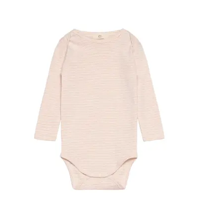 Copenhagen Colors Striped Long Sleeve Body - Pink - 80