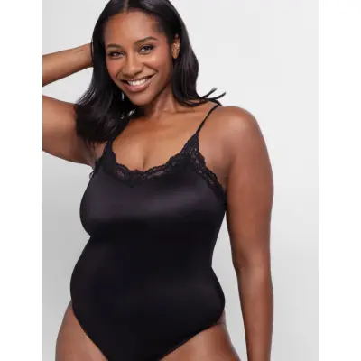 Dorina Origins-Shiny Micro Bodysuit - Black - M