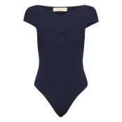 Michael Kors Eco Criss Cross Bodysuit Blå