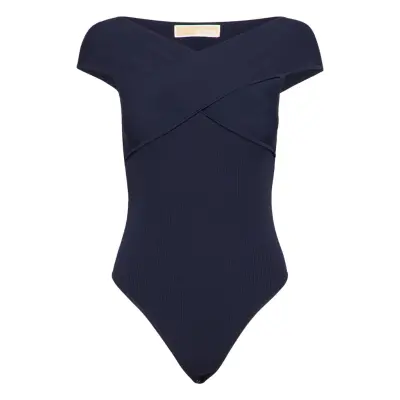 Michael Kors Eco Criss Cross Bodysuit Blå