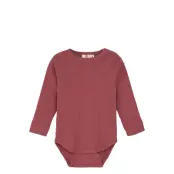 En Fant Body Ls Pointelle Rosa