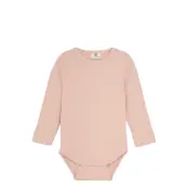 En Fant Body Ls Pointelle Rosa