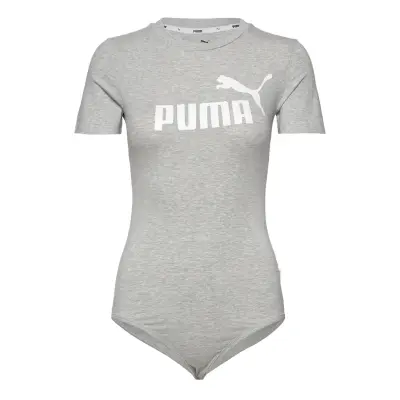 Ess+ Bodysuit T-shirts & Tops Bodies Grå PUMA