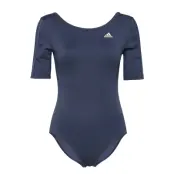 Essentials Aeroready Dance Bodysuit W T-shirts & Tops Bodies Blå Adidas Performance