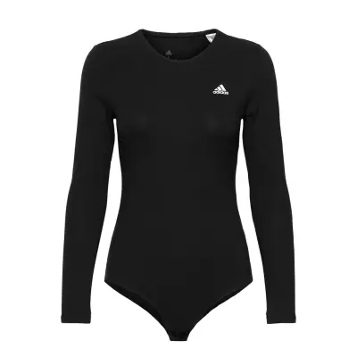 Essentials Studio Bodysuit W T-shirts & Tops Bodies Svart *Villkorat Erbjudande Adidas Performance
