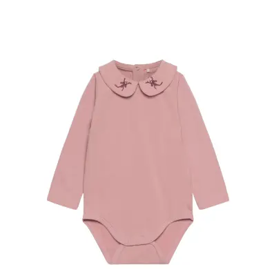 Fixoni Body Ls W. Collar - Pink - 74