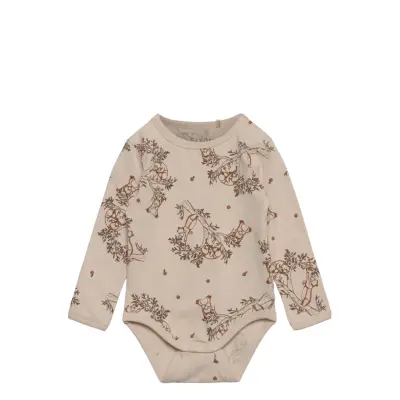 Fixoni Body Ls W.aop - Beige - 68
