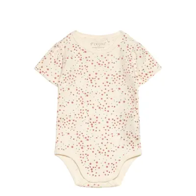 Fixoni Body Ss W.aop - Cream - 56