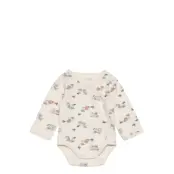 Fixoni Wrap Body Ls Aop - Beige - 44