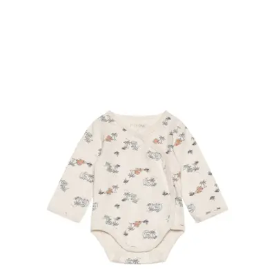 Fixoni Wrap Body Ls Aop - Beige - 50
