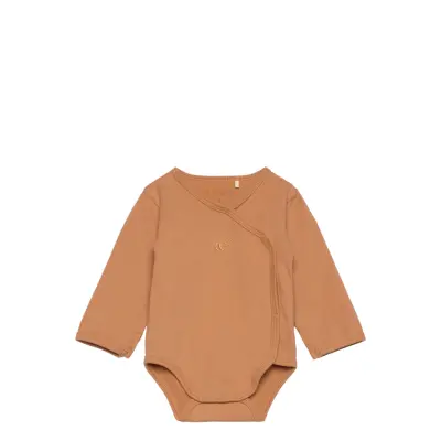 Fixoni Wrap Body Ls - Brown - 44