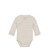Fixoni Wrap Body Ls Rib - Cream - 62