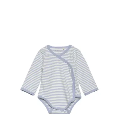 Fixoni Wrap Body Ls Y/D Stripe - Blue - 44