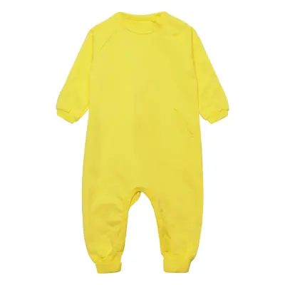 Full Body Sweat *Villkorat Erbjudande Långärmad Bodysuit Gul Copenhagen Colors