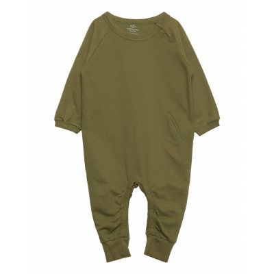 Full Body Sweat *Villkorat Erbjudande Långärmad Bodysuit Khakigrön Copenhagen Colors