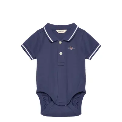 GANT Contrast Tp Pique Body - Blue - 62