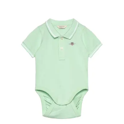 GANT Contrast Tp Pique Body - Green - 62