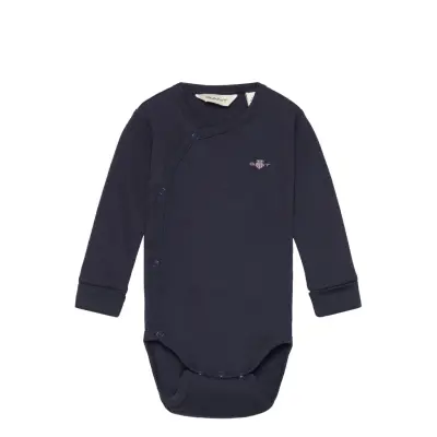 GANT Shield Ls Body - Navy - 80