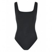 Girlfriend Collective Penny Square Neck Bodysuit Svart