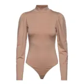 Gisele Puf Bodysuit Bodies Slip Creme OW Intimates