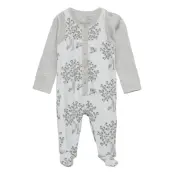 Grow Suitset - Oekotex Långärmad Bodysuit Grå Fixoni