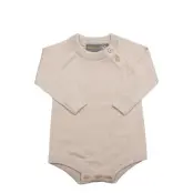 Hanevild Martin Romper, Merinowool Beige