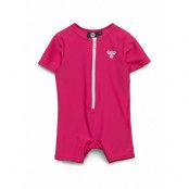 Hmldrew Bodysuit Swimwear UV Clothing UV Suits Rosa Hummel