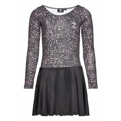 Hmlfreja Gymsuit Långärmad Bodysuit Svart Hummel