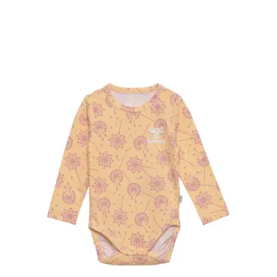 Hmllezly Body L/S Långärmad Bodysuit Orange Hummel