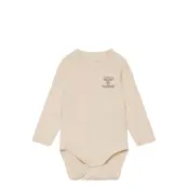 Hummel Hmlmino Body L/S Beige