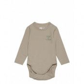 Hummel Hmlmino Body L/S Beige