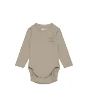 Hummel Hmlmino Body L/S Beige