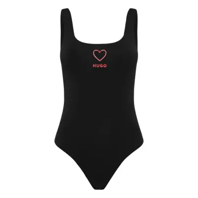 HUGO Valentine Bodysuit - Black - XL