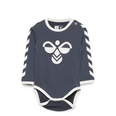 Hummel Hmlflipper Ls Bodystocking - Blue - 92