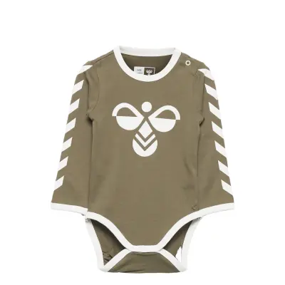 Hummel Hmlflipper Ls Bodystocking - Green - 74