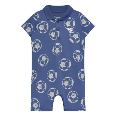 Hummel Hmlmini Reg Polo Bodysuit S/S - Blue - 92